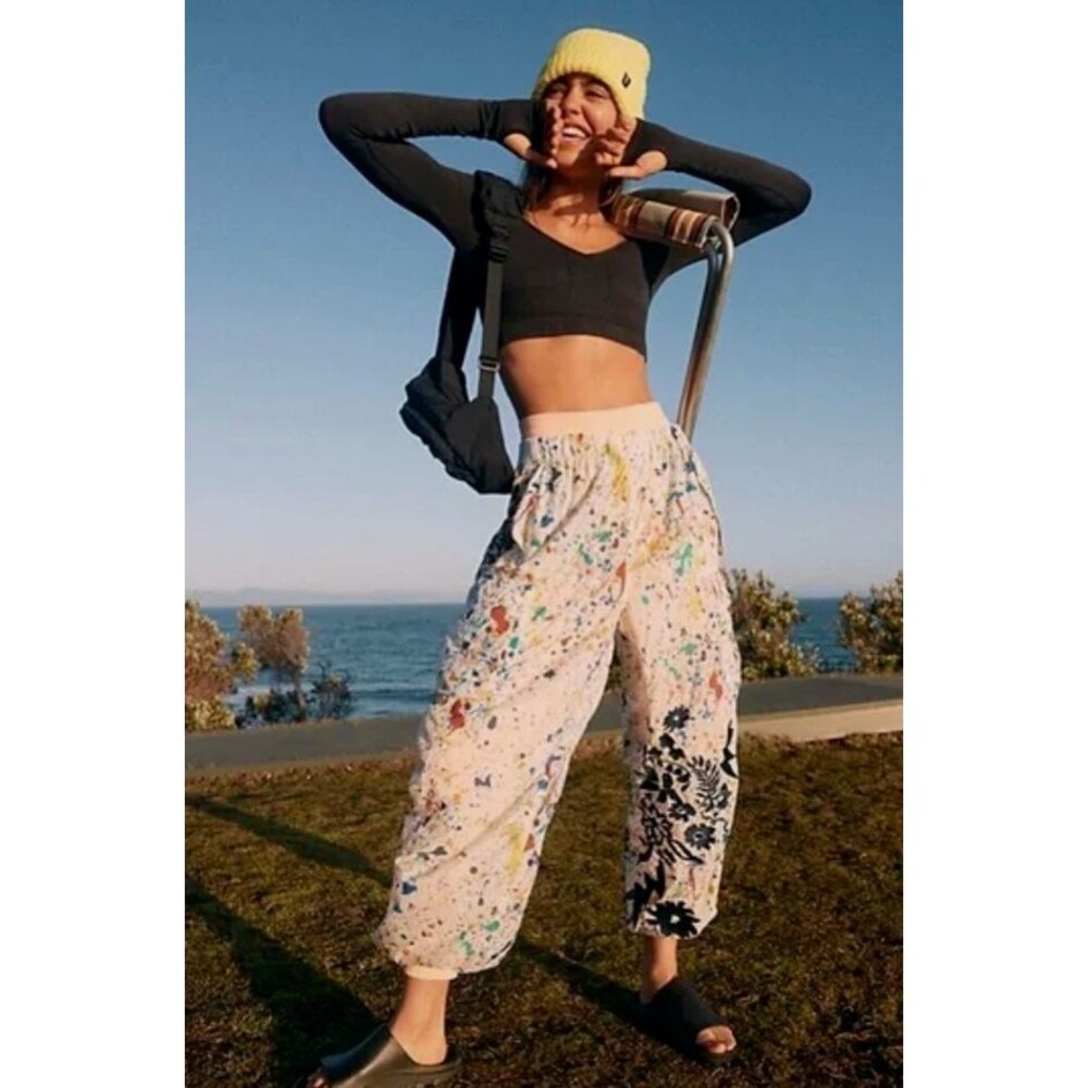 FP Movement Free People Movement Color Burst Hike Pants Pacific Highway Size L